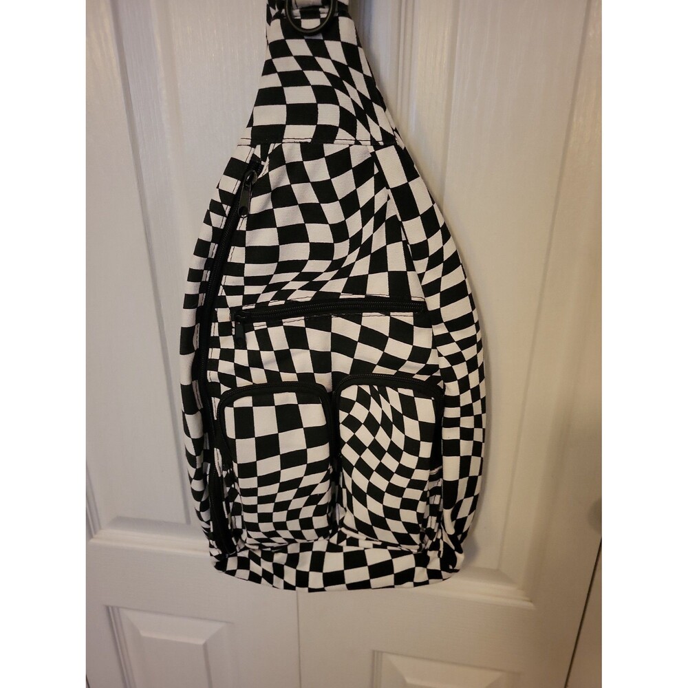 Checkerboard Sling Bag Backpack